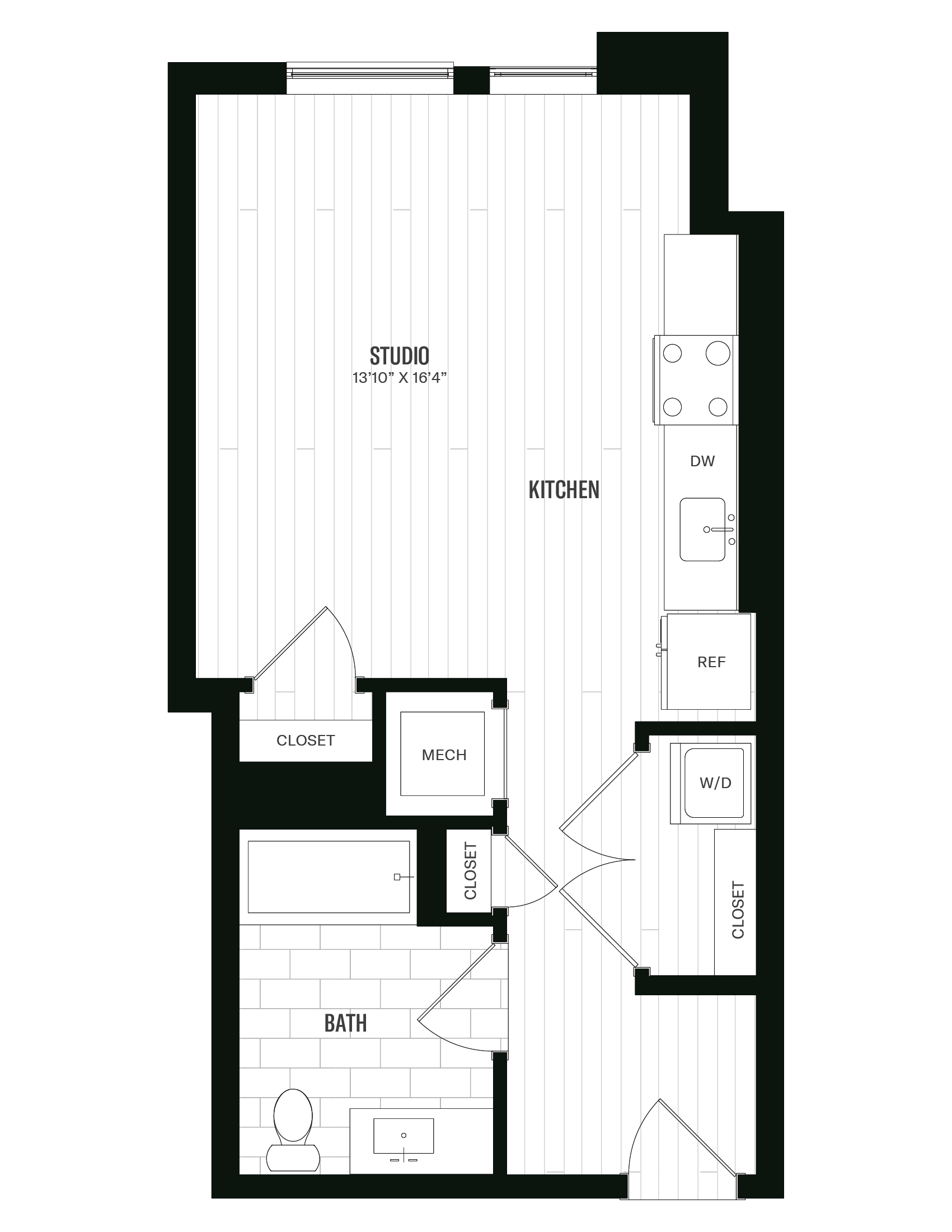 Floorplan image of unit 456